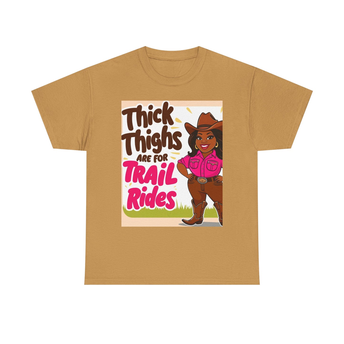 Bright Thick Thighs Unisex Cotton Tee