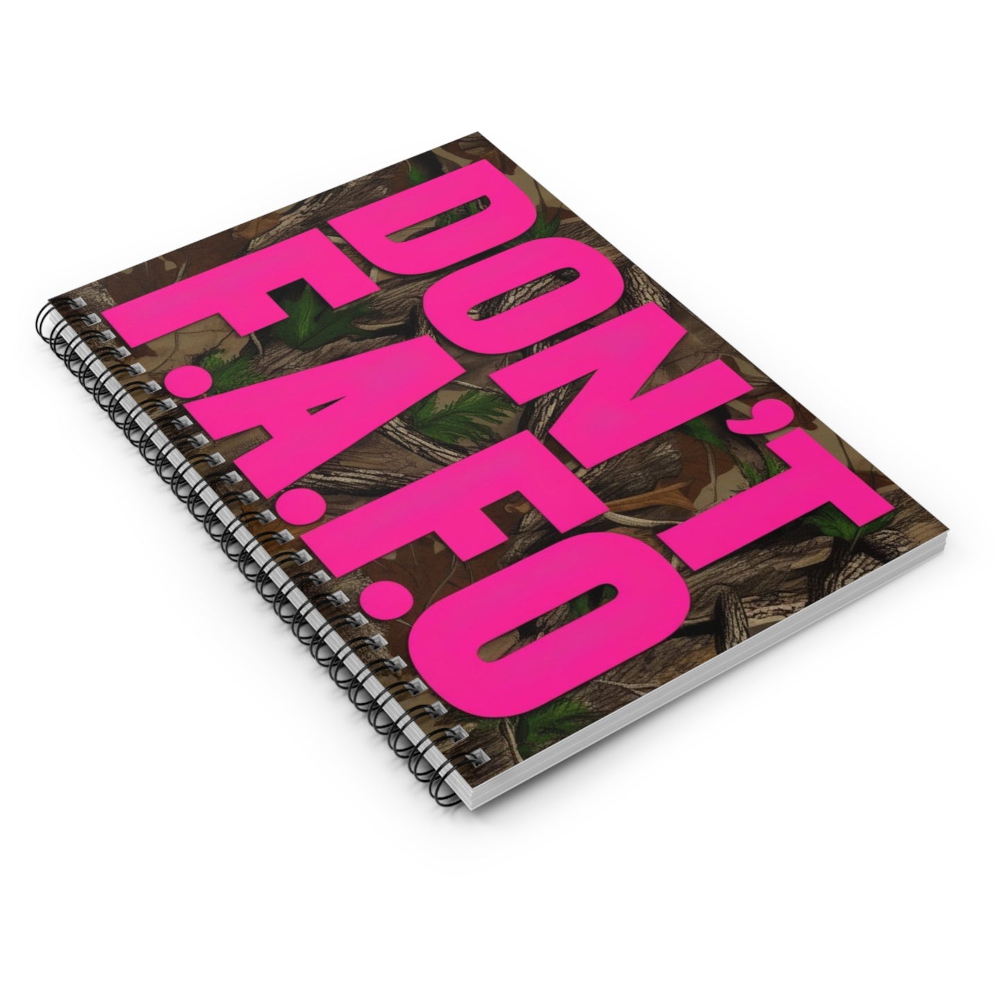 Don't F.A.F.O. Vibrant Spiral Notebook