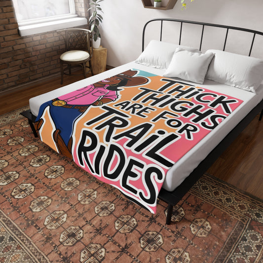 Thick Thighs 2 Plush Fleece Blanket