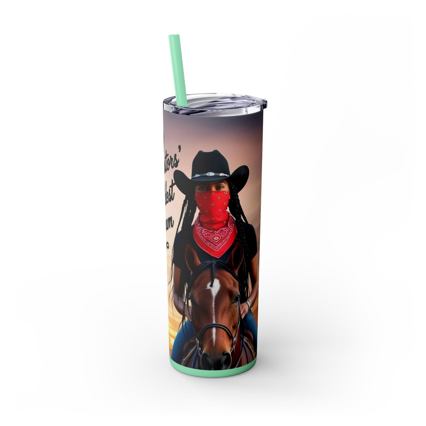 Pay Homage Skinny Tumbler with Straw, 20oz