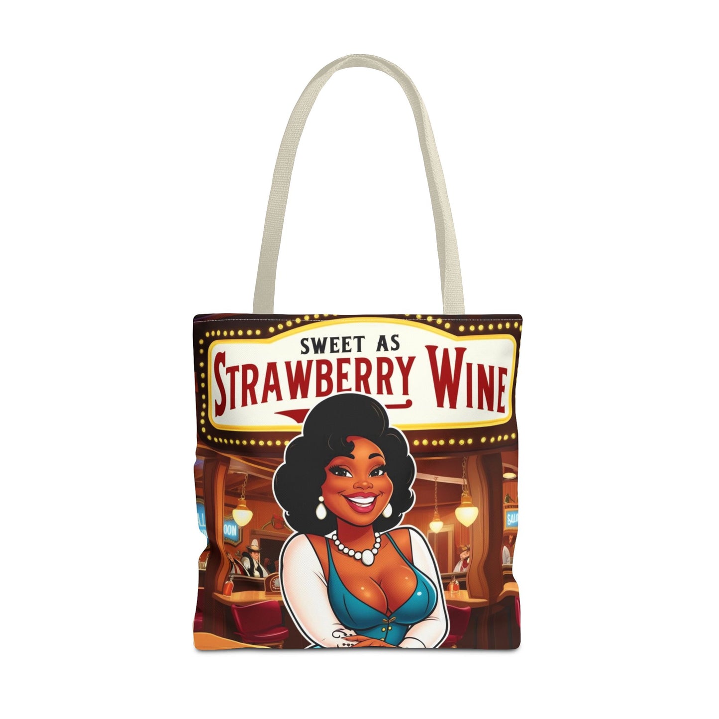 Sweet as Strawberry Wine Tote Bag
