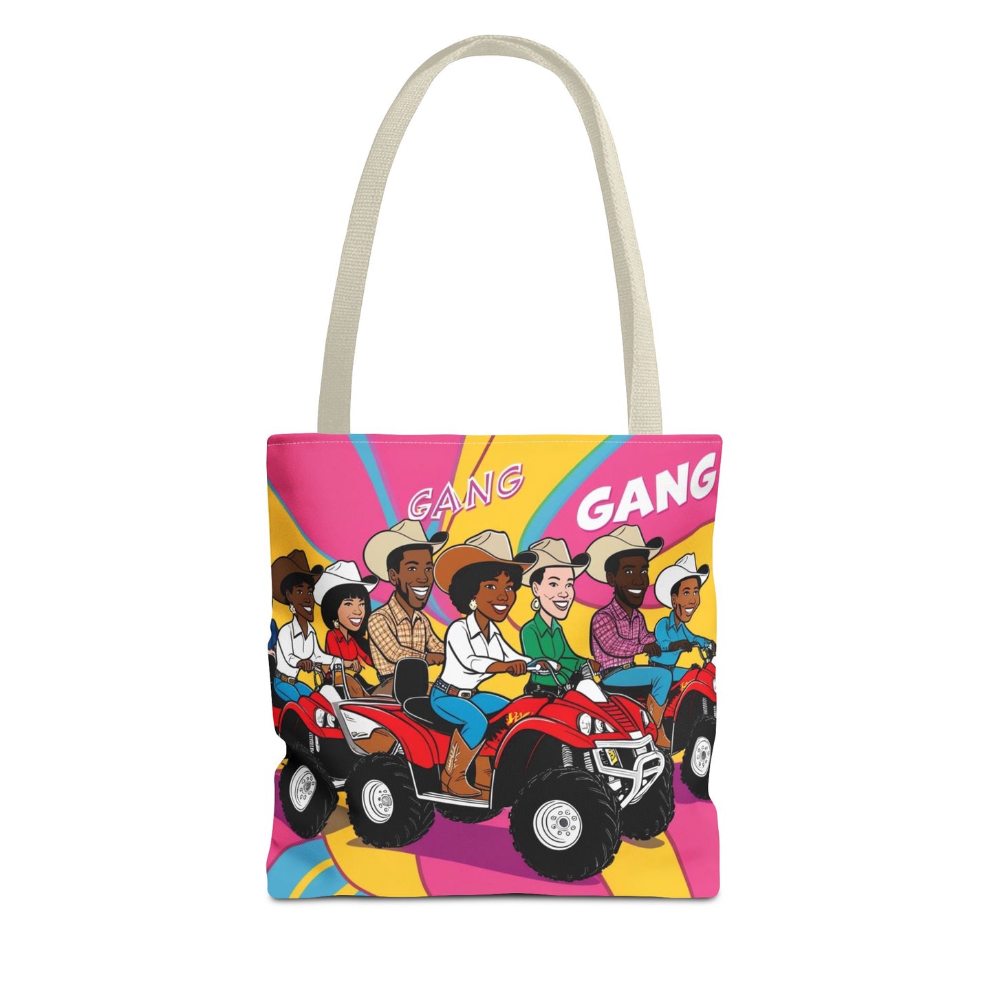 Retro Quad Gang Tote Bag