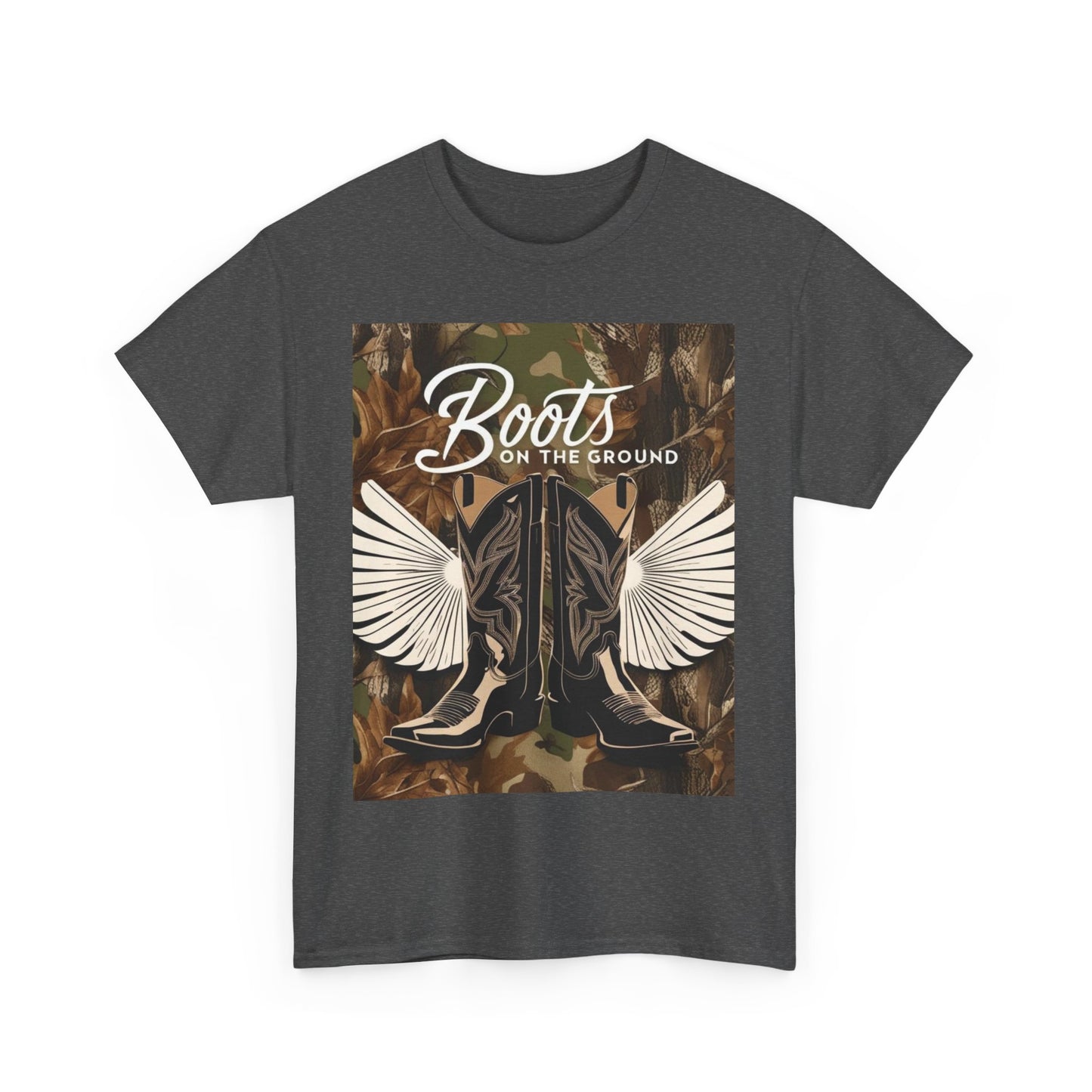 Boots On The Ground Unisex Cotton Tee