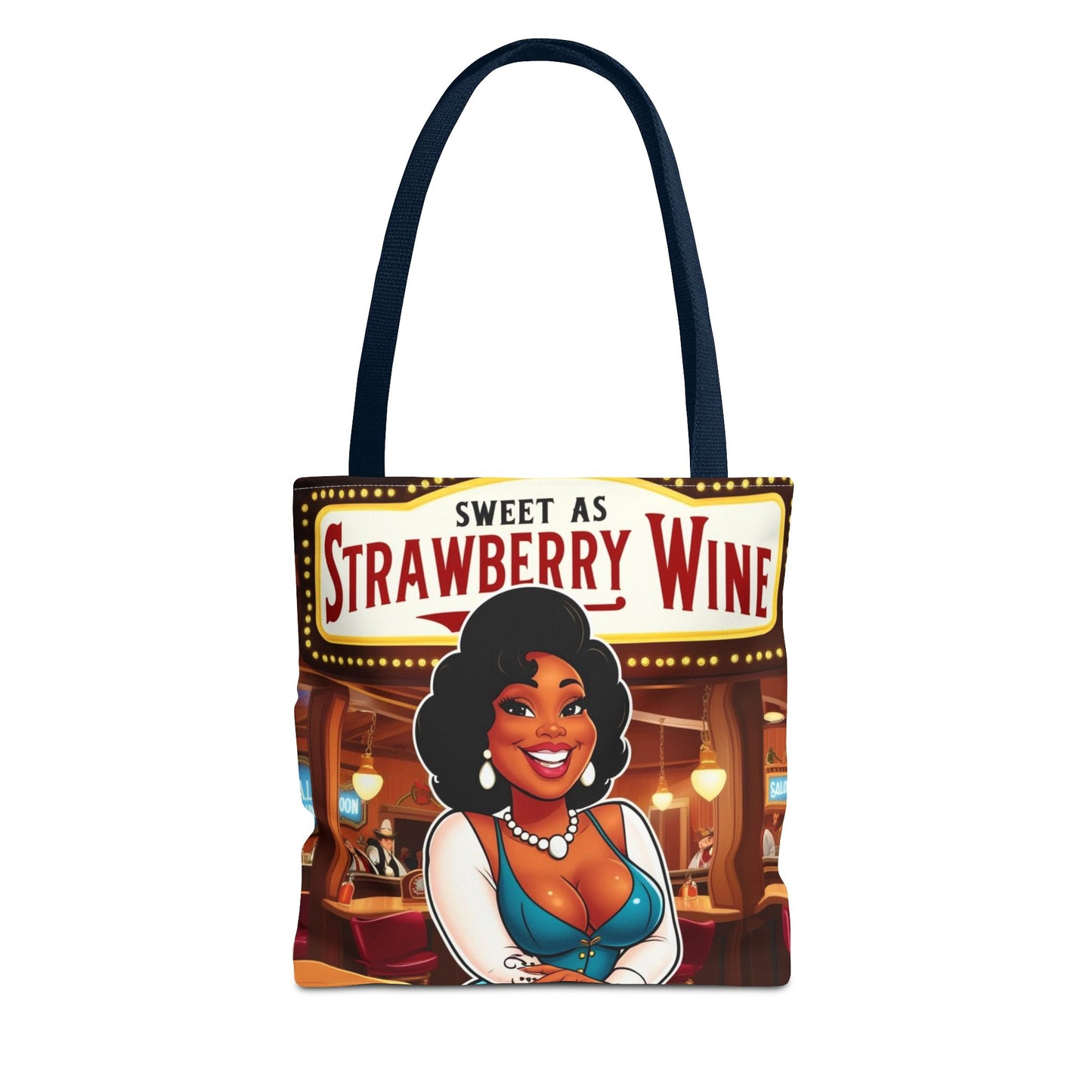 Sweet as Strawberry Wine Tote Bag