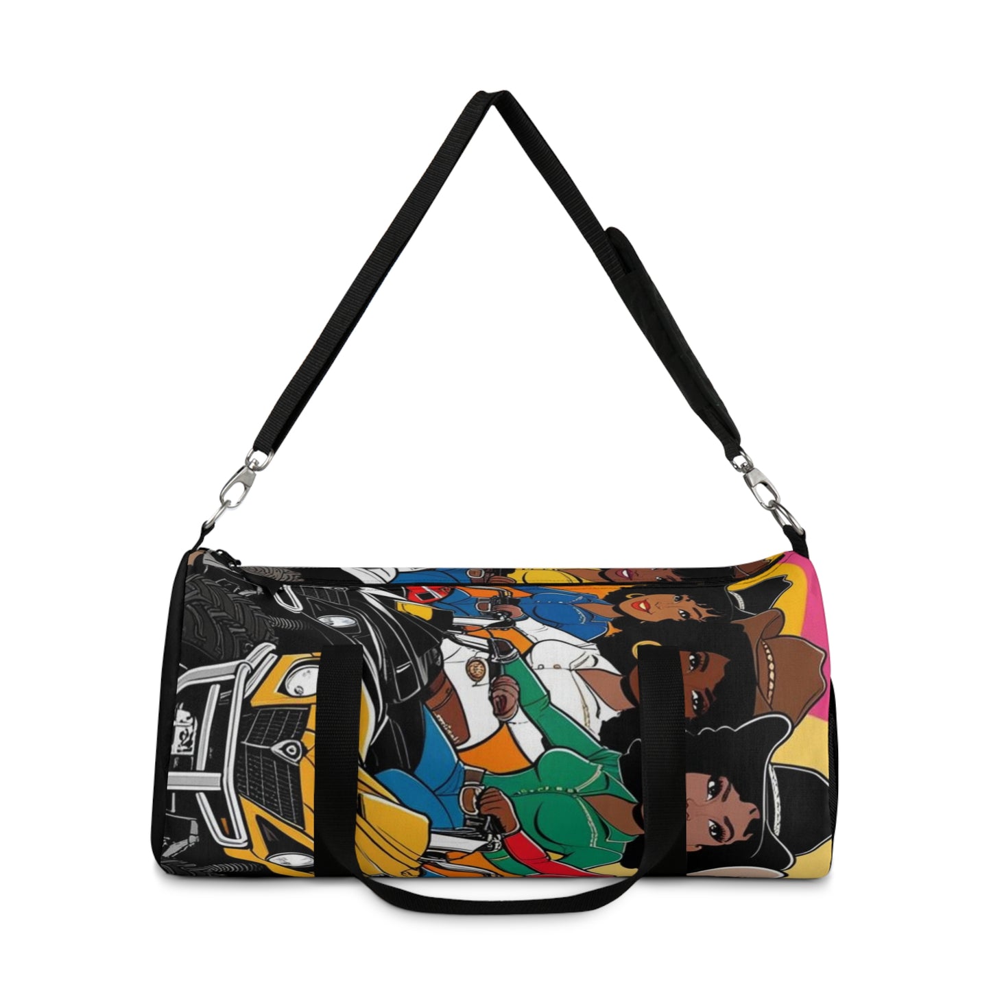 Bright Melanin Duffel Bag - Perfect for Travel and Fitness Lovers