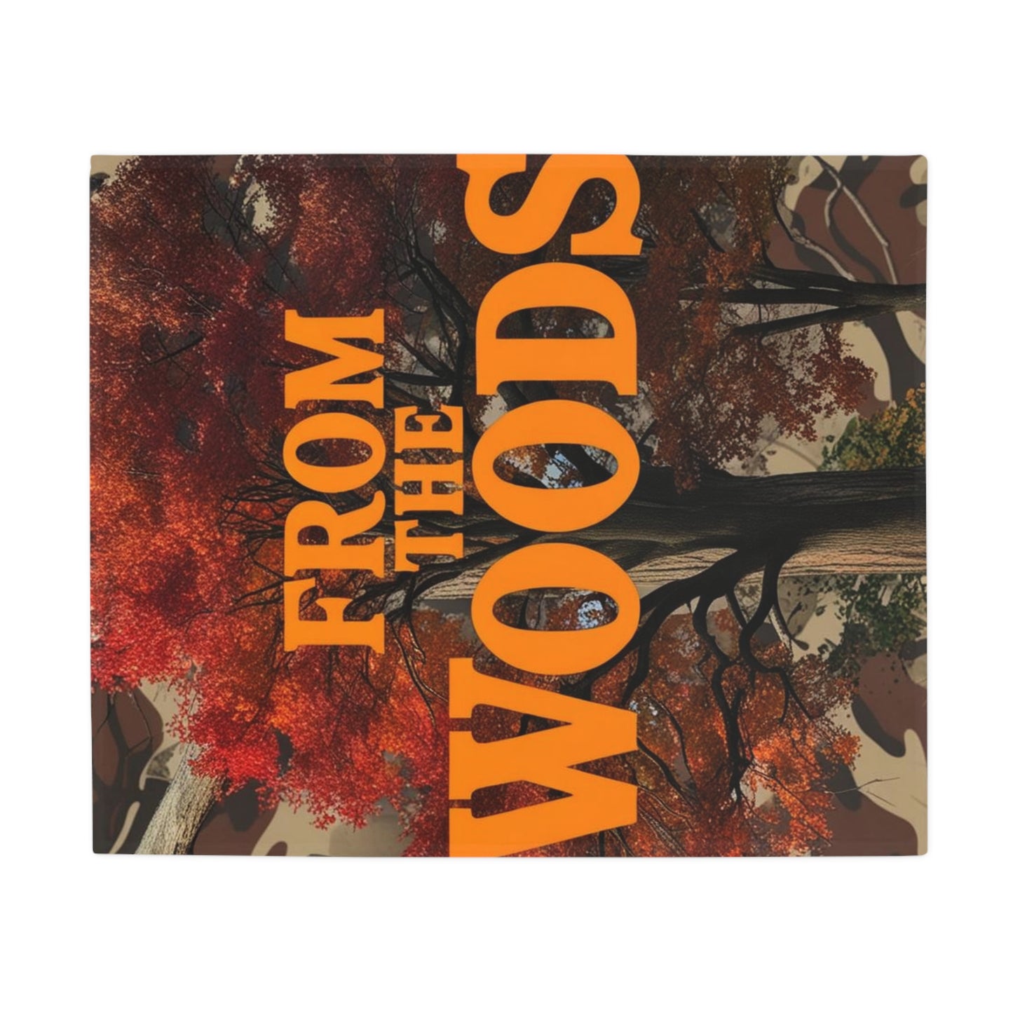 From The Woods Plush Fleece Blanket