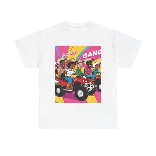Retro Quad Gang Unisex Cotton Tee