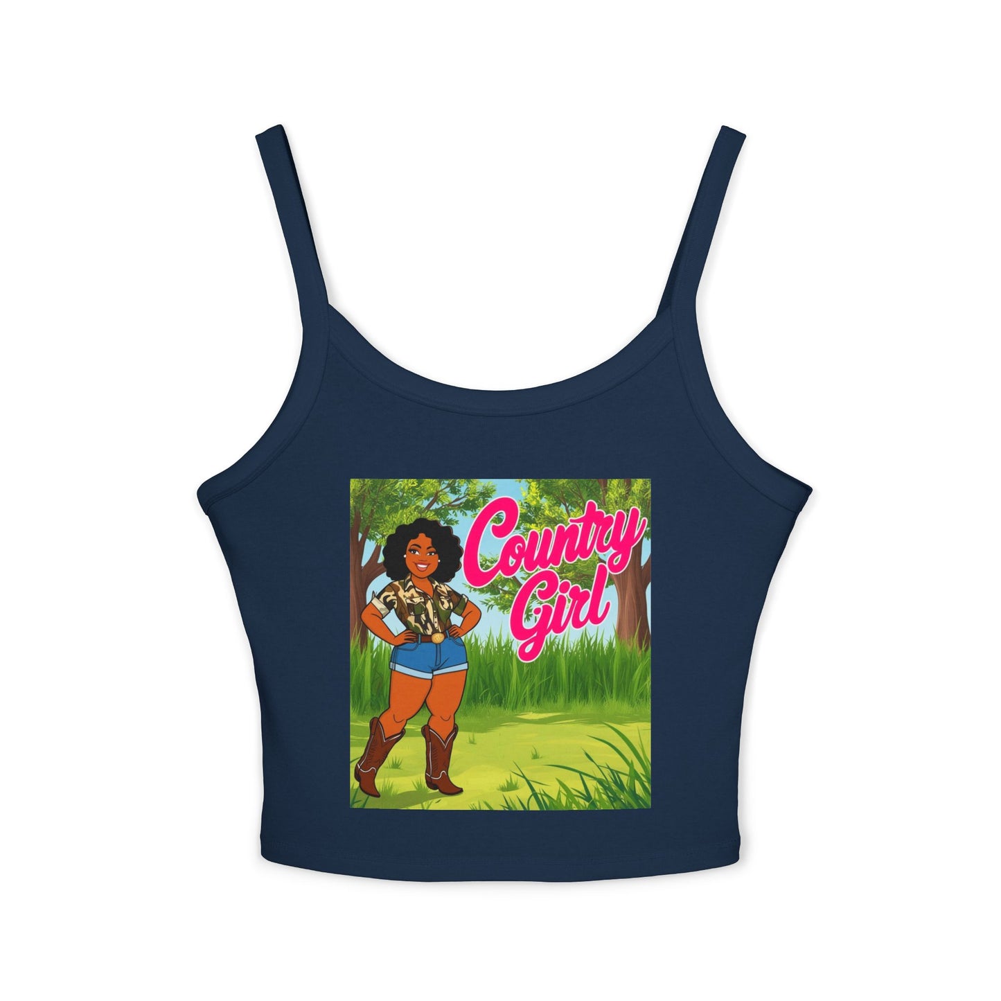 Country Girl Women's Spaghetti Strap Tank Top