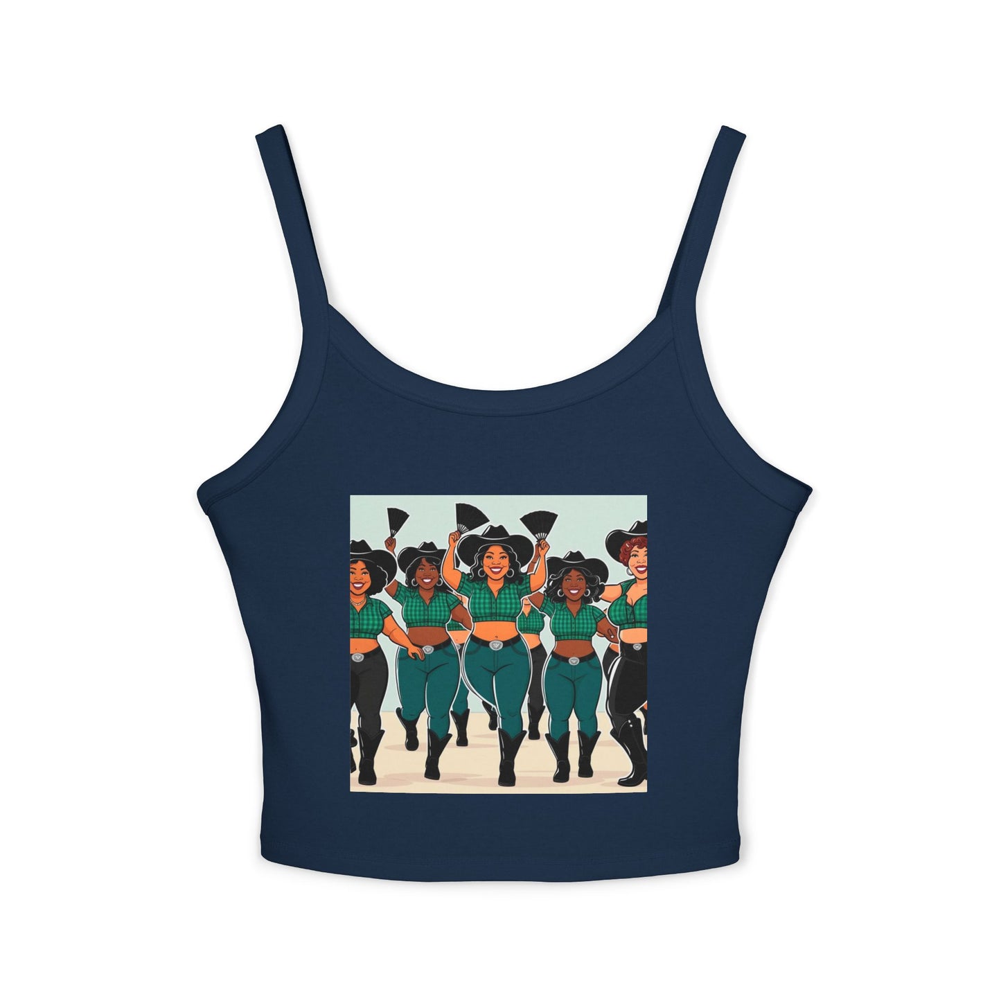 Group Dancers Spaghetti Strap Tank Top