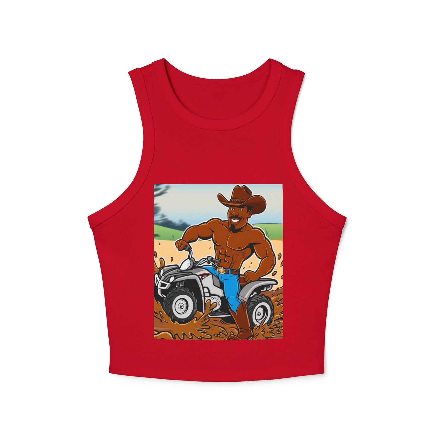 Big Boy Women's Micro Rib Racer Tank Top