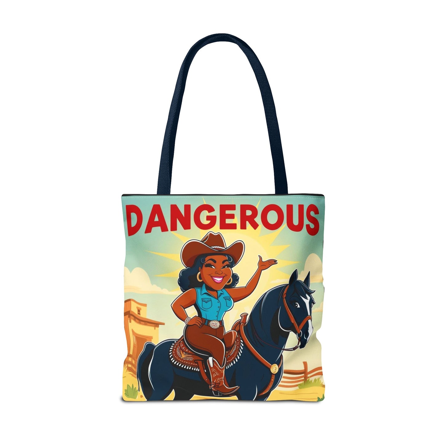 Dangerous Cowgirl Tote Bag