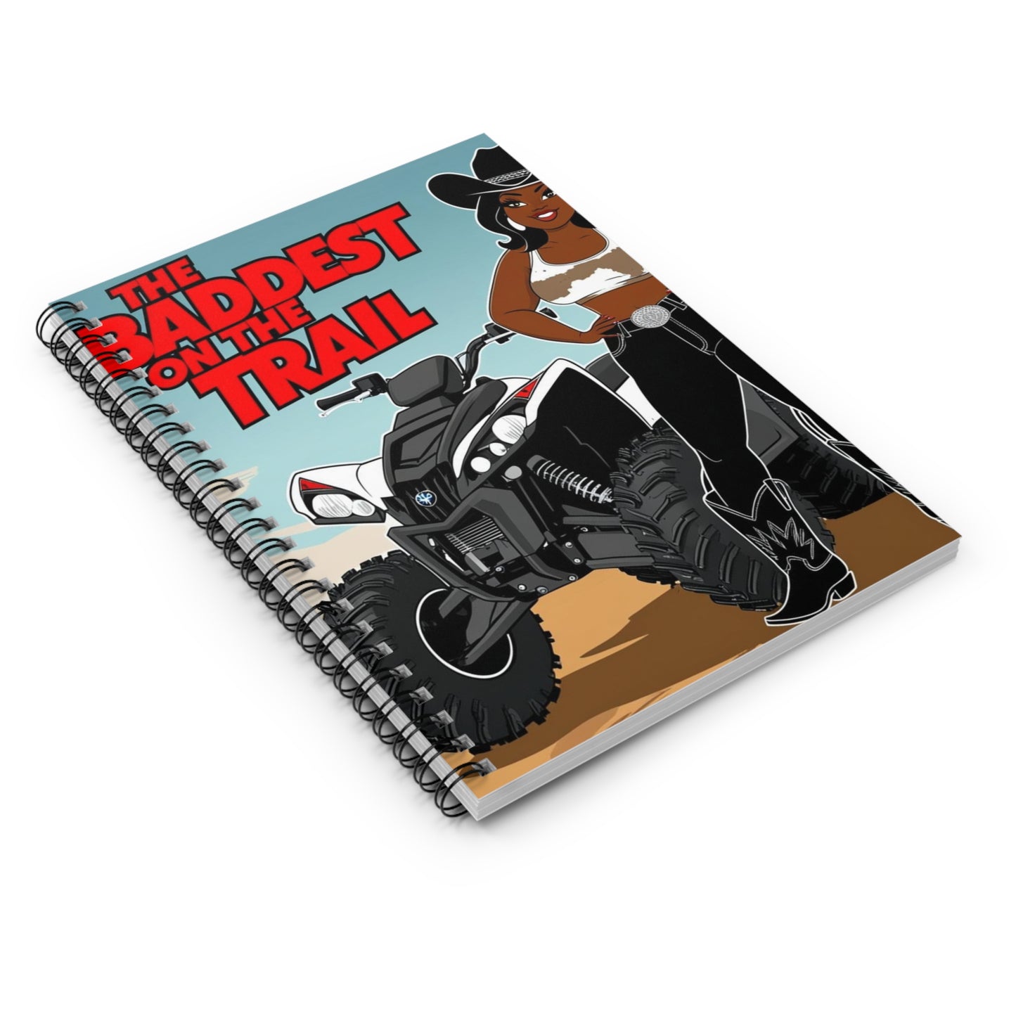 Baddest on the Trail Spiral Notebook