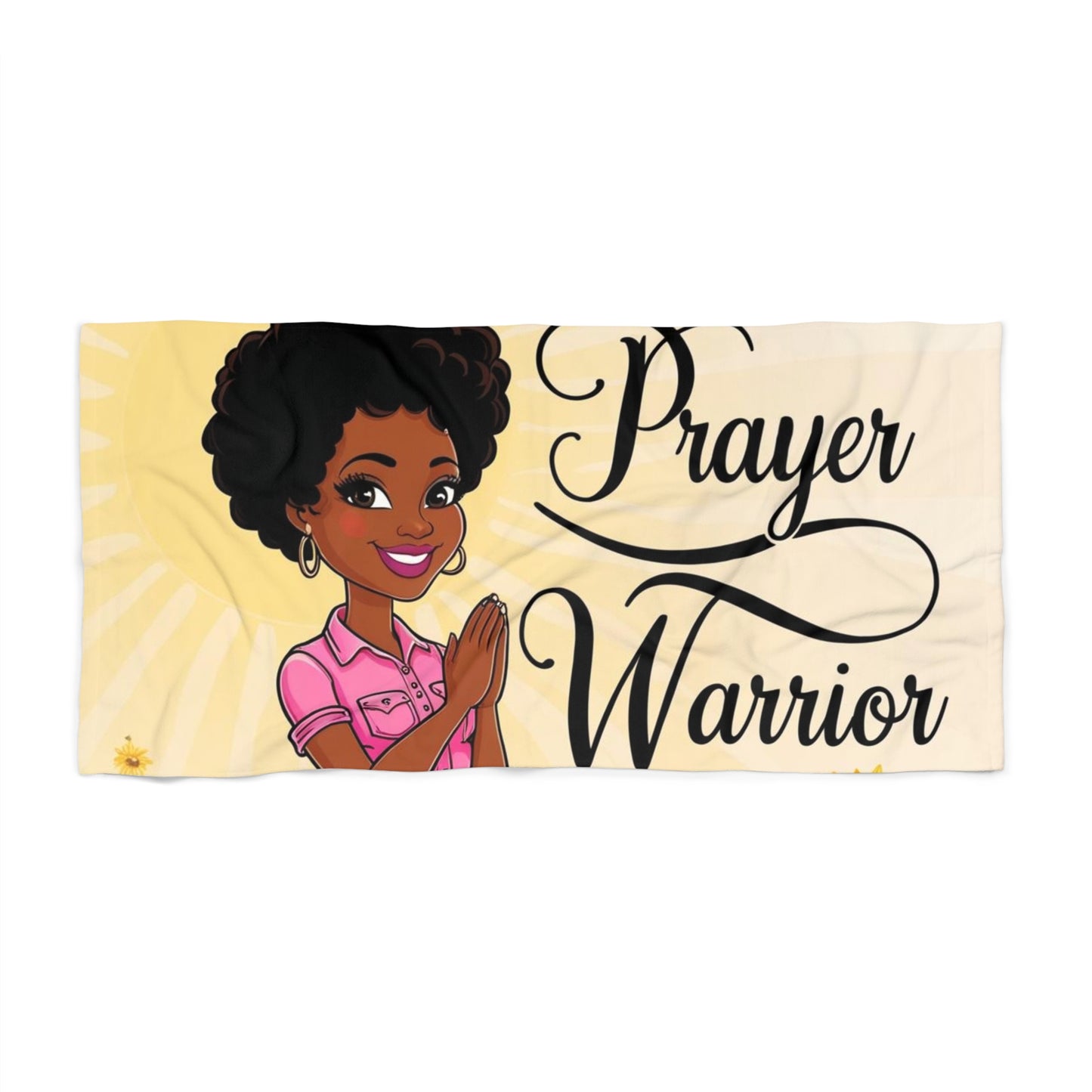 Prayer Warrior Beach Towel