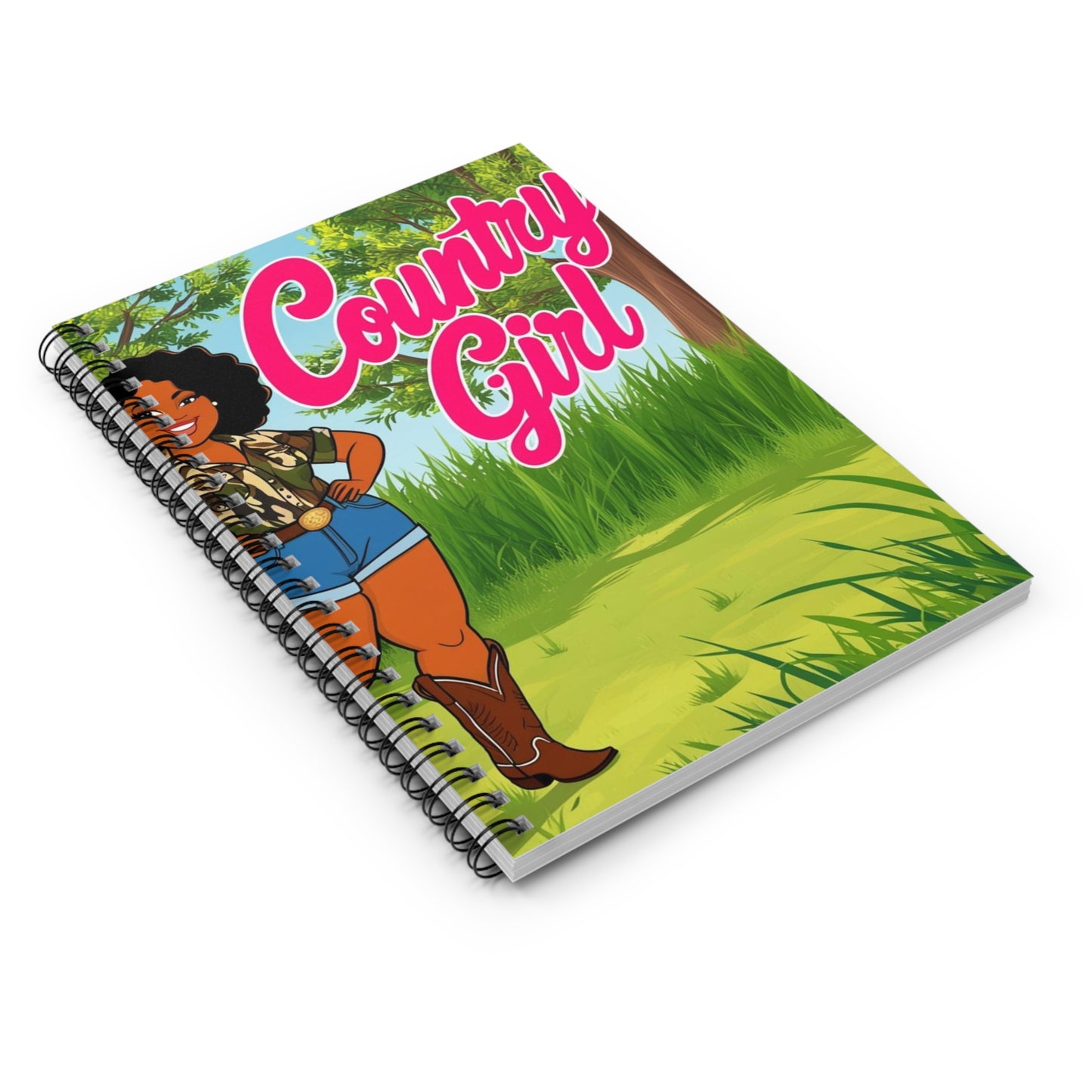 Country Girl Spiral Notebook - Ruled Line