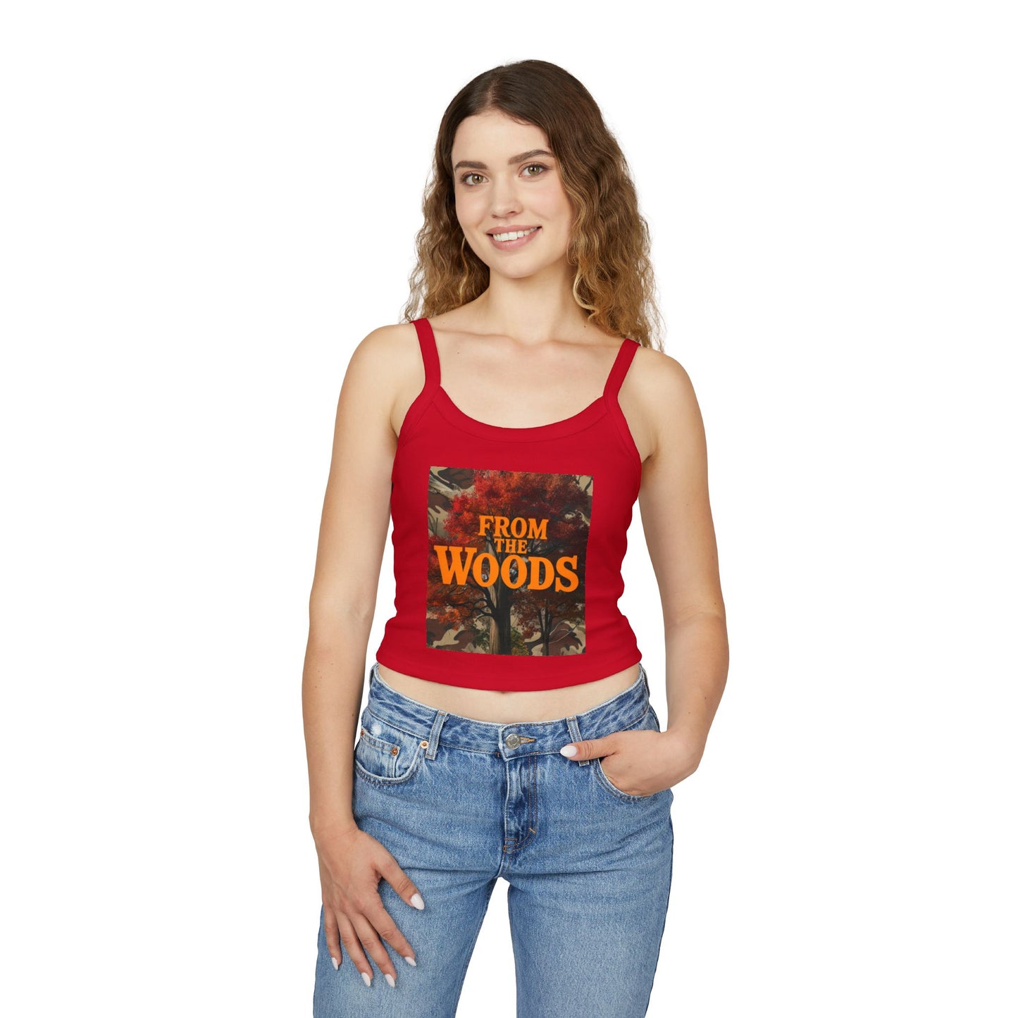From The Woods Women's Spaghetti Strap Tank Top