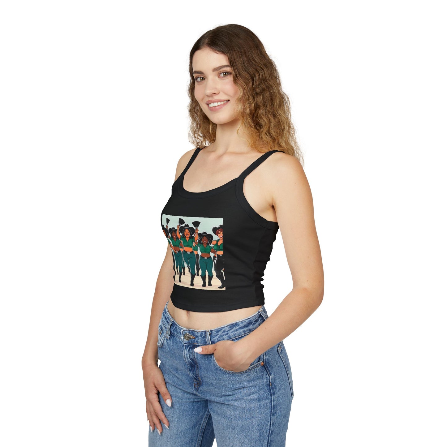 Group Dancers Spaghetti Strap Tank Top