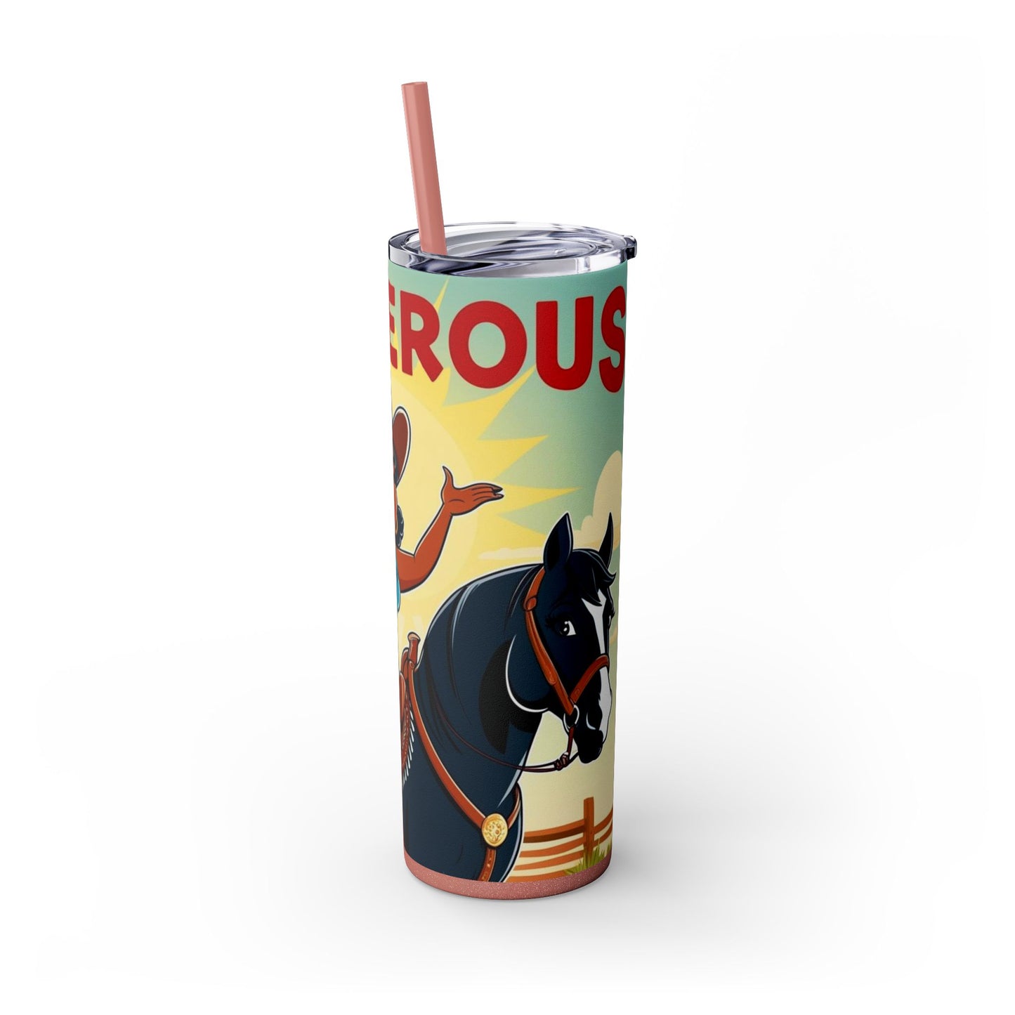 Dangerous Cowgirl Tumbler with Straw - 20oz