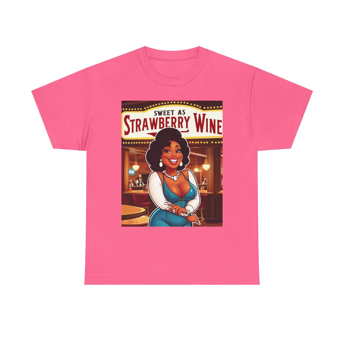 Sweet as Strawberry Wine Unisex Cotton Tee