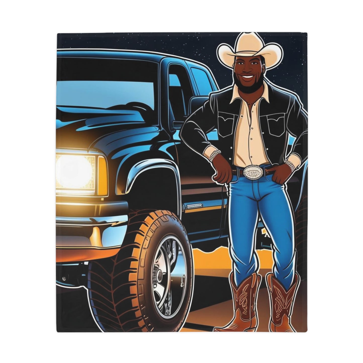 Don't Touch My Truck Plush Fleece Blanket