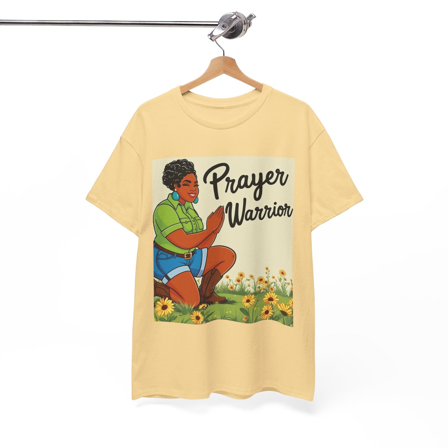 Prayer Warrior Unisex Cotton Tee