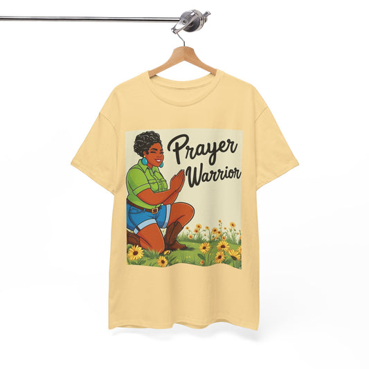 Prayer Warrior Unisex Cotton Tee