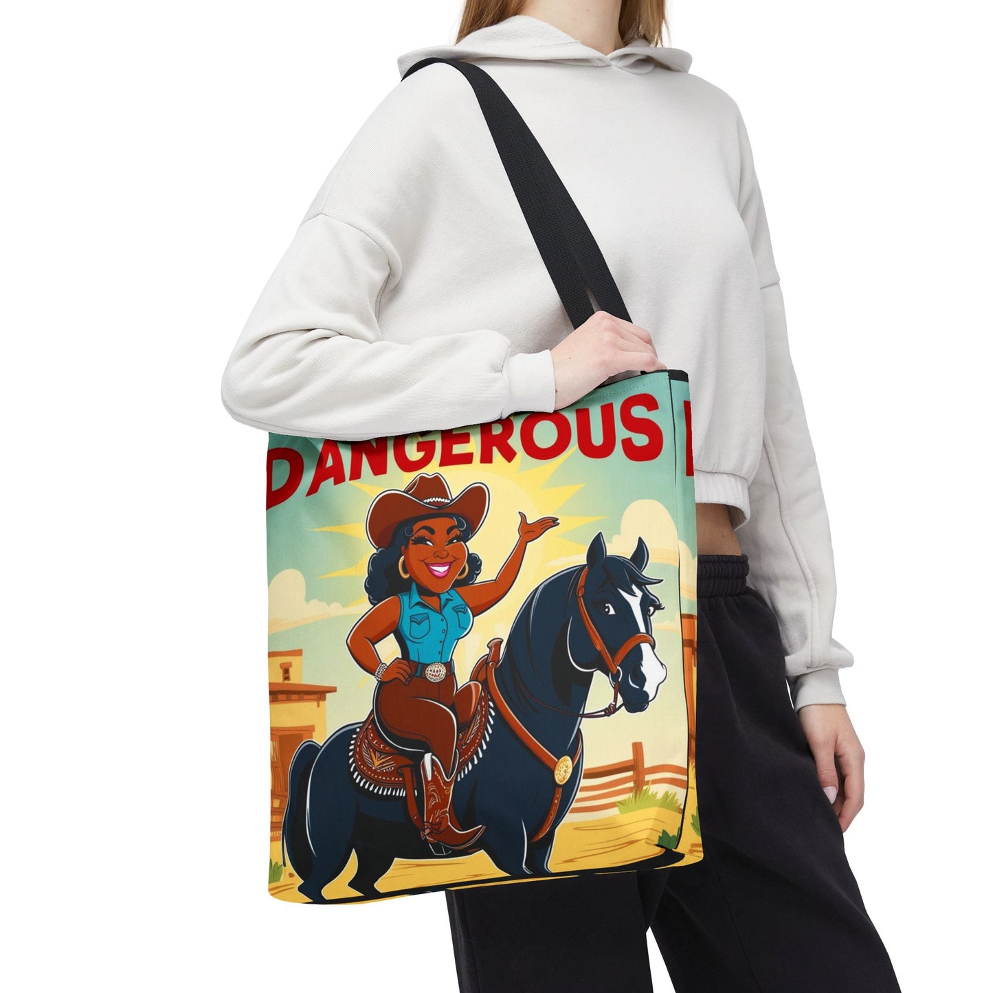 Dangerous Cowgirl Tote Bag