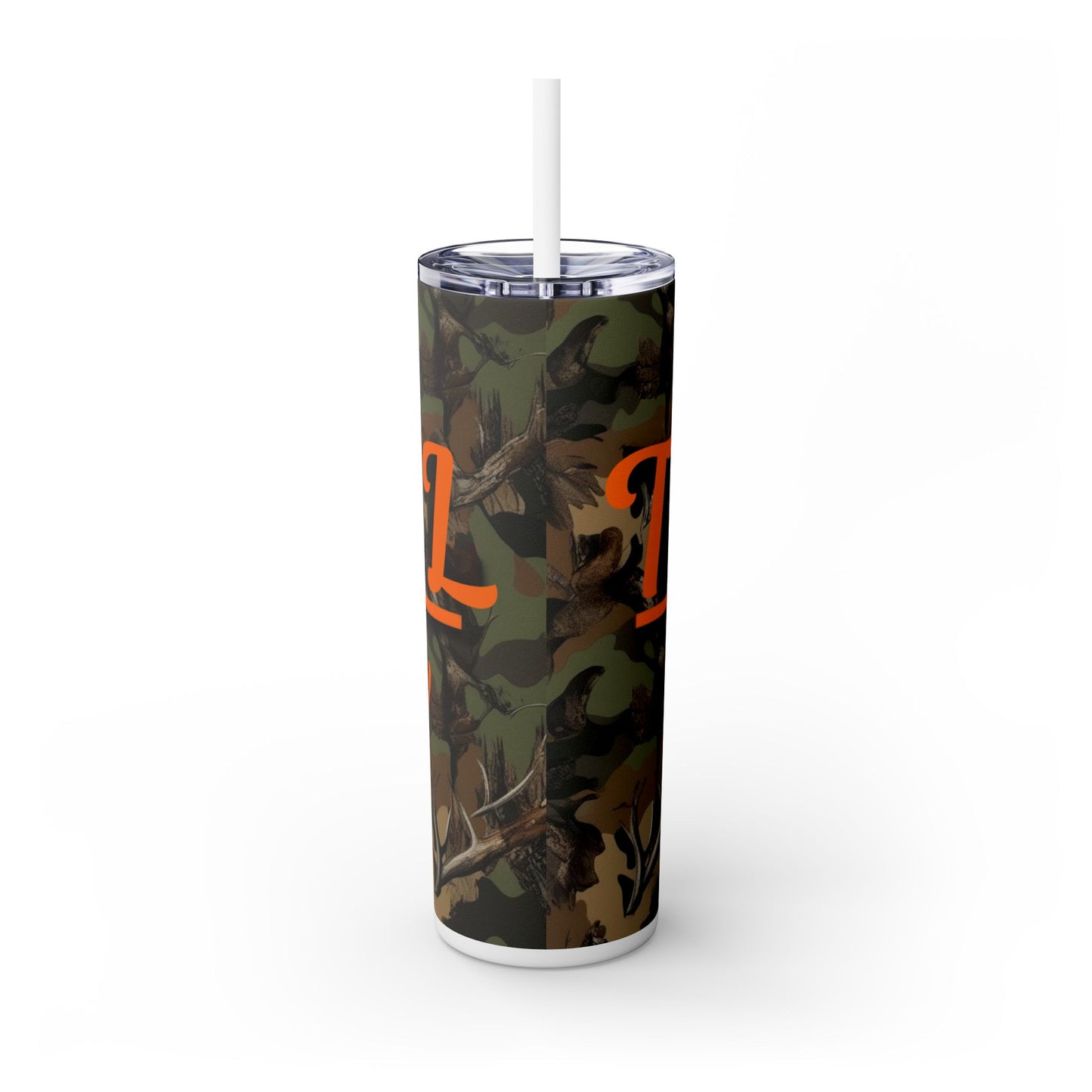 Trail That Way Skinny Tumbler with Straw, 20oz