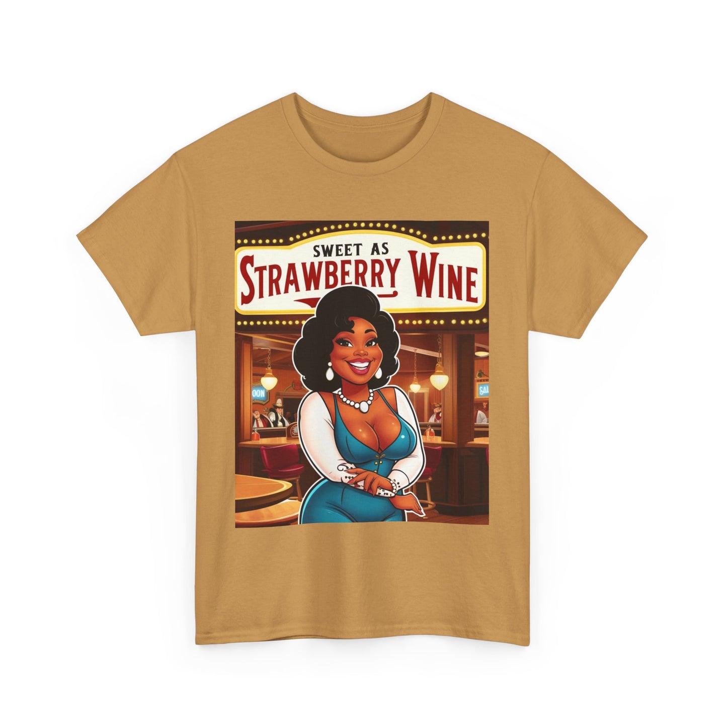 Sweet as Strawberry Wine Unisex Cotton Shirt