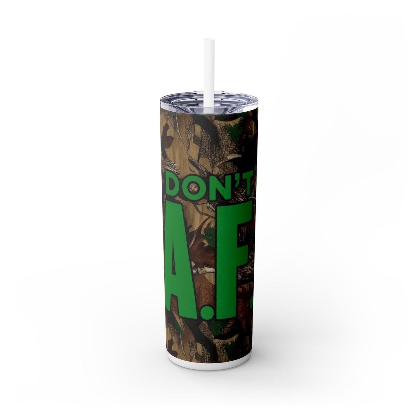 Don't F.A.F.O. Skinny Tumbler with Straw 20oz