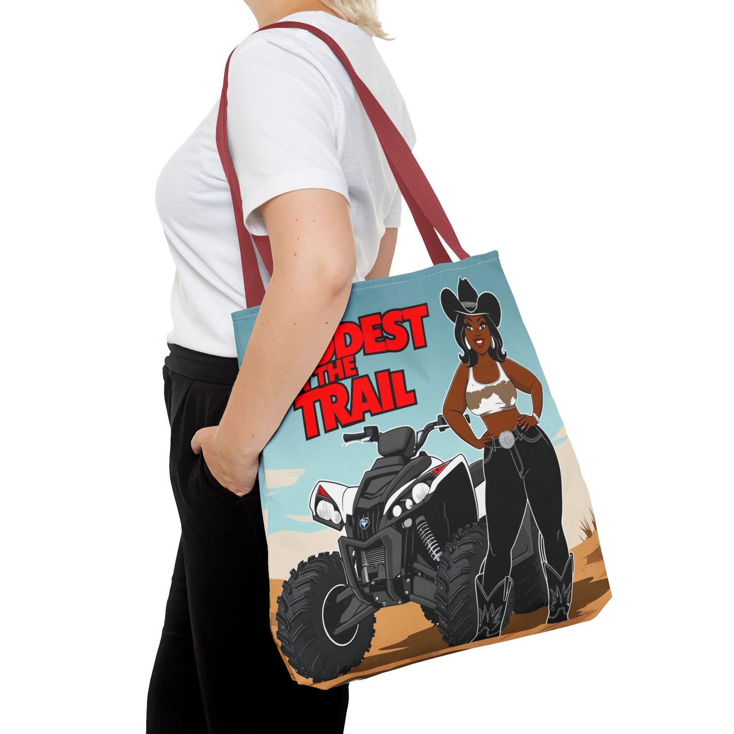 Baddest on the Trail Tote Bag