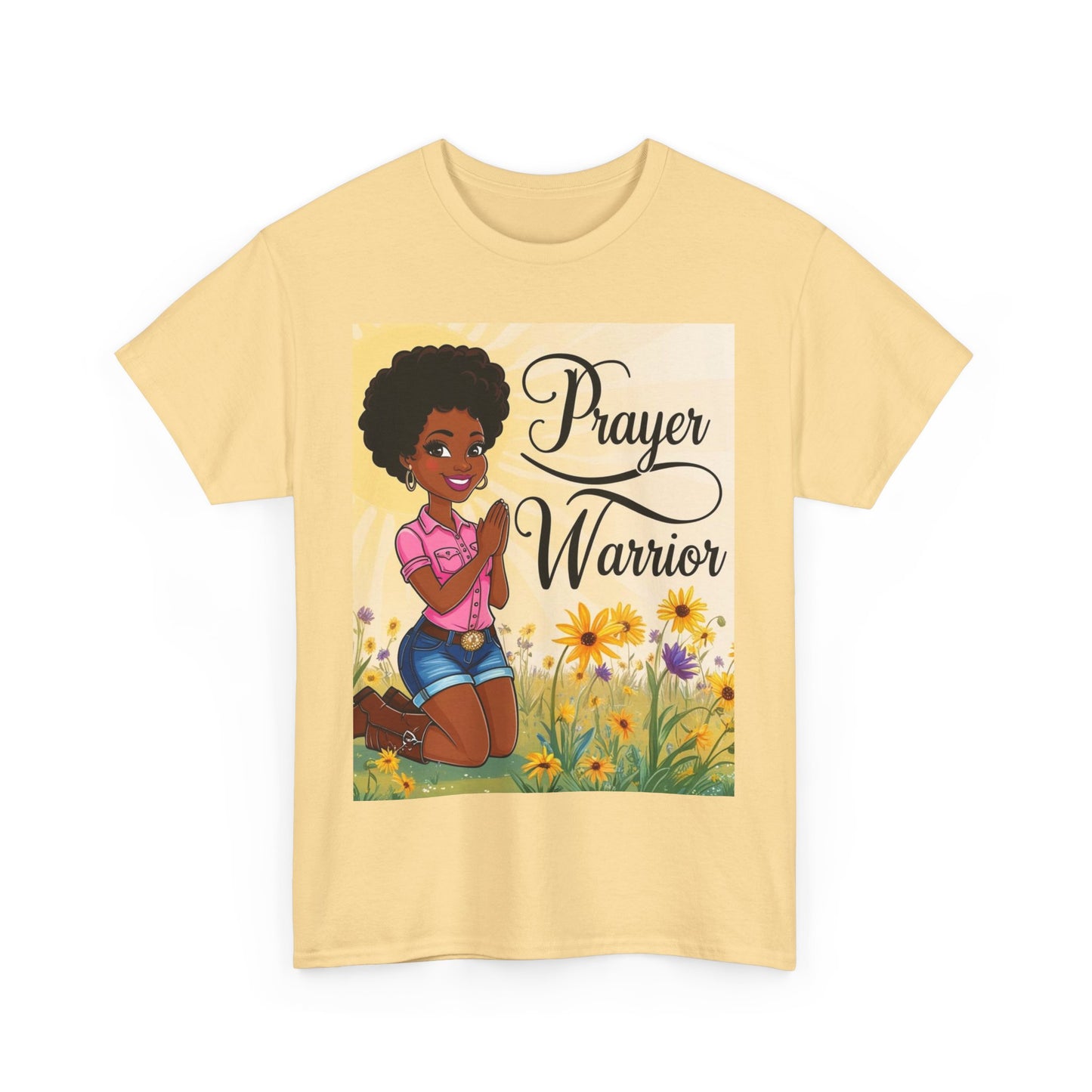 Prayer Warrior Unisex Cotton Tee
