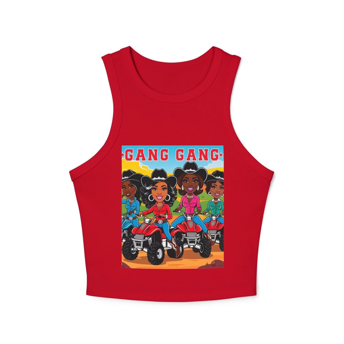 Cowgirl Gang Racer Tank Top