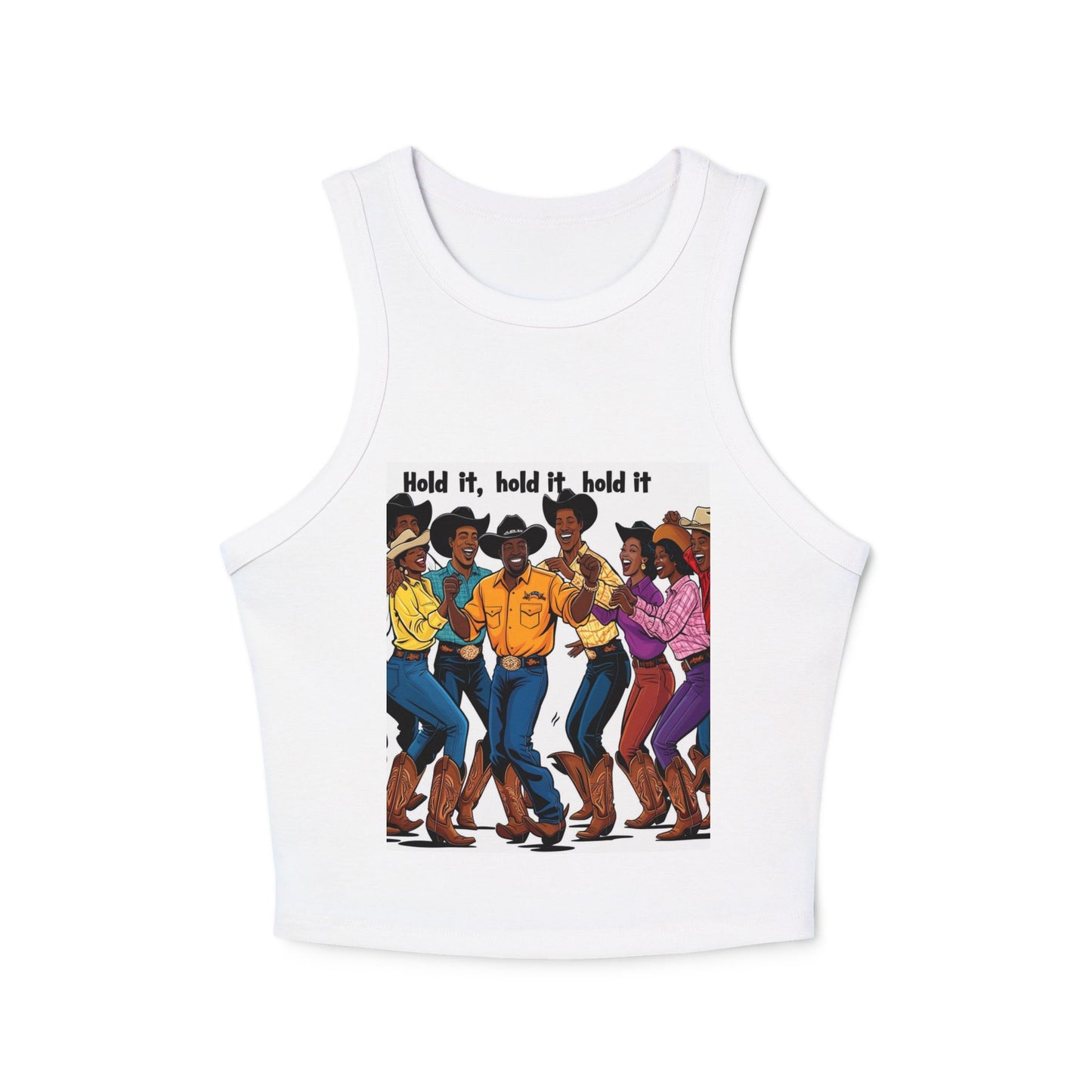 Hold It X4 Graphic Racer Tank Top