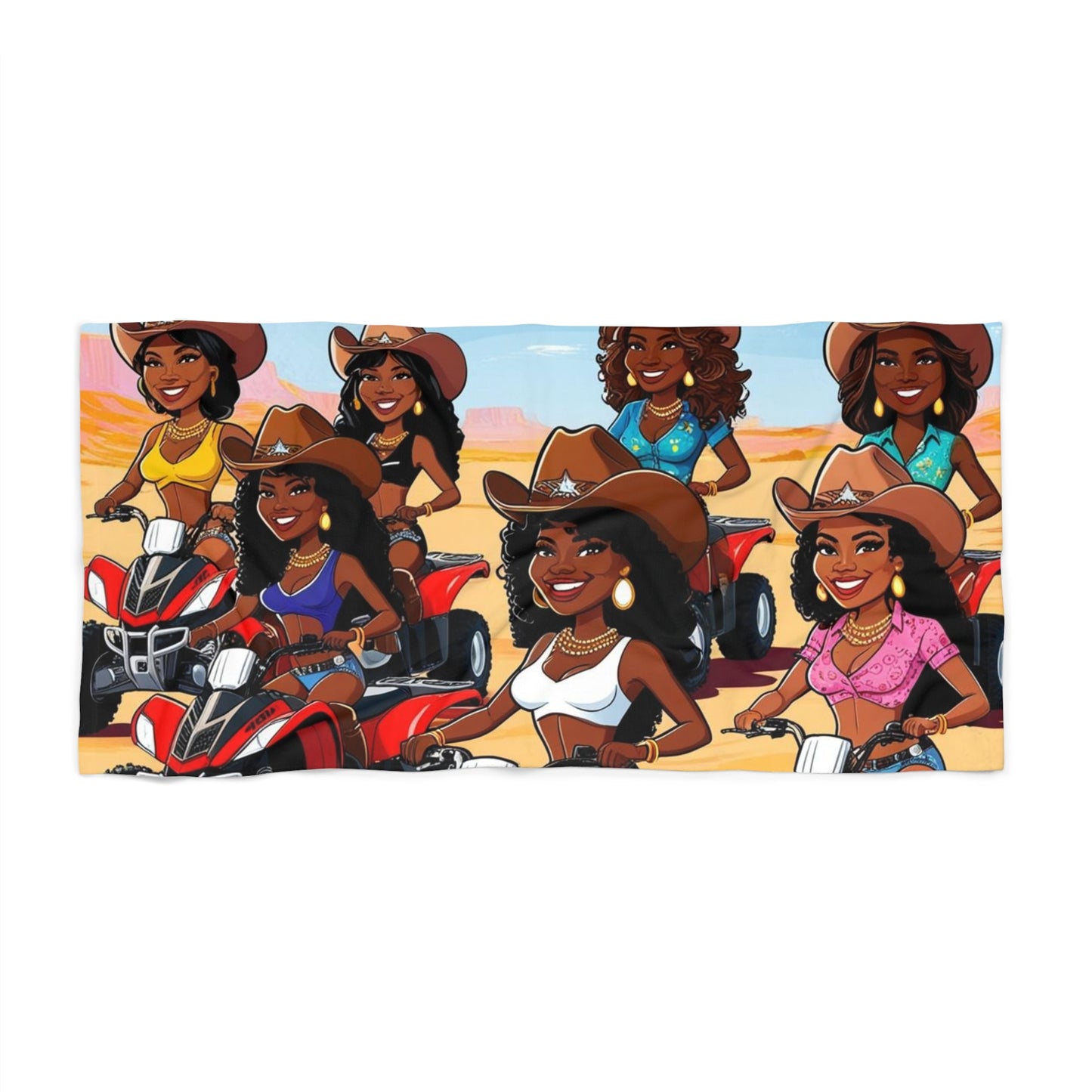 Adventurous Squad Beach Towel