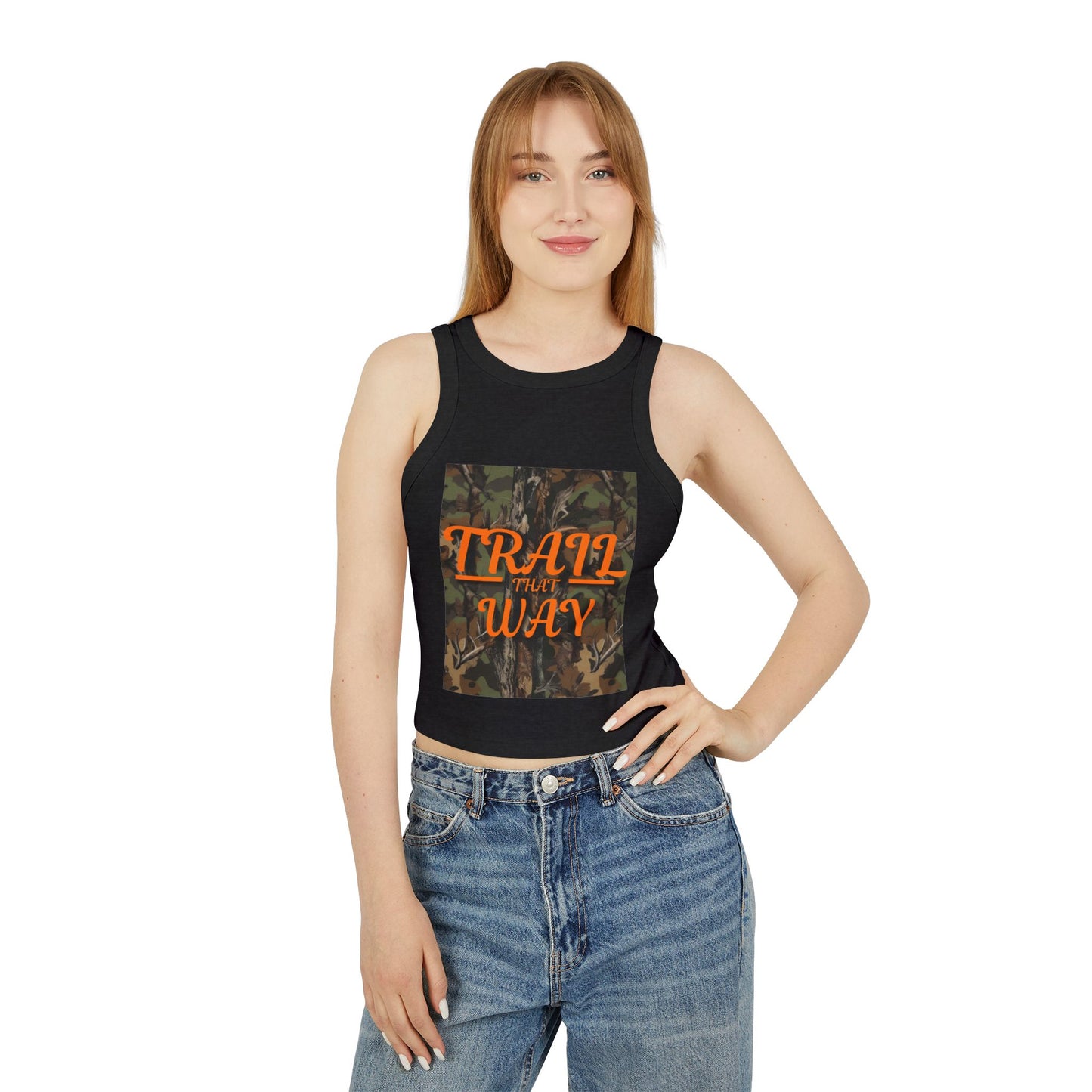 Trail That Way Women's Micro Rib Racer Tank Top