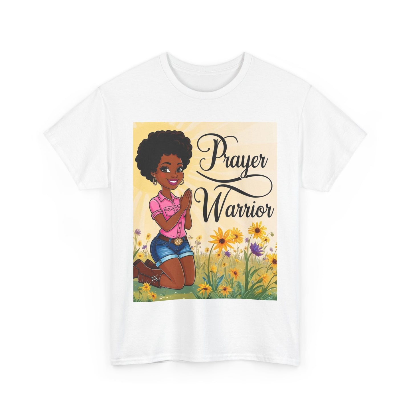 Prayer Warrior Unisex Cotton Tee