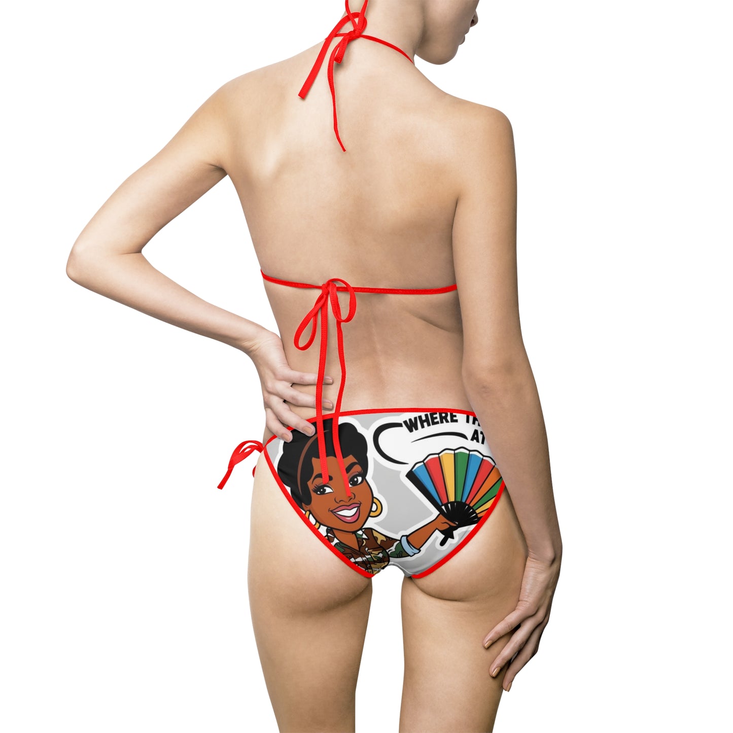 Where Them Fans At? Women's Bikini Swimsuit