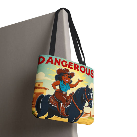 Dangerous Cowgirl Tote Bag