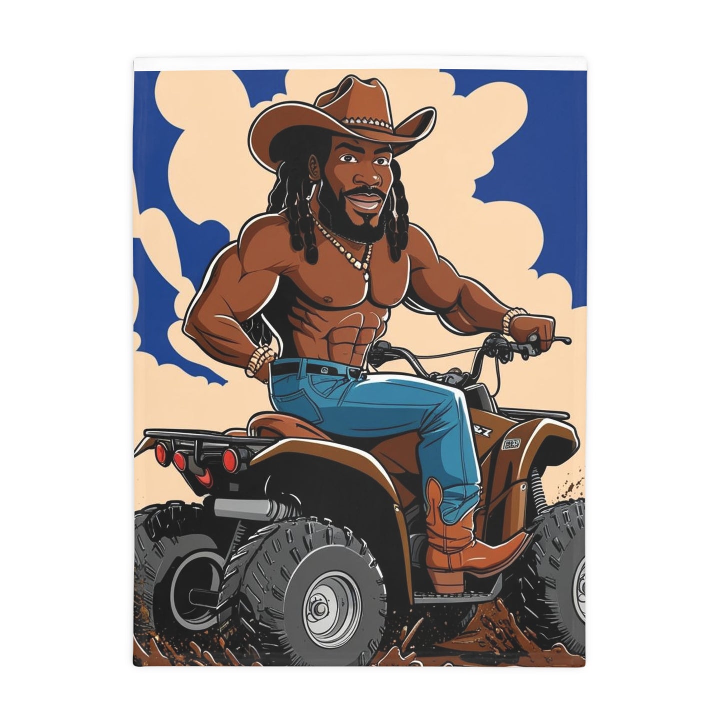 Sexy Locs Plush Fleece Blanket