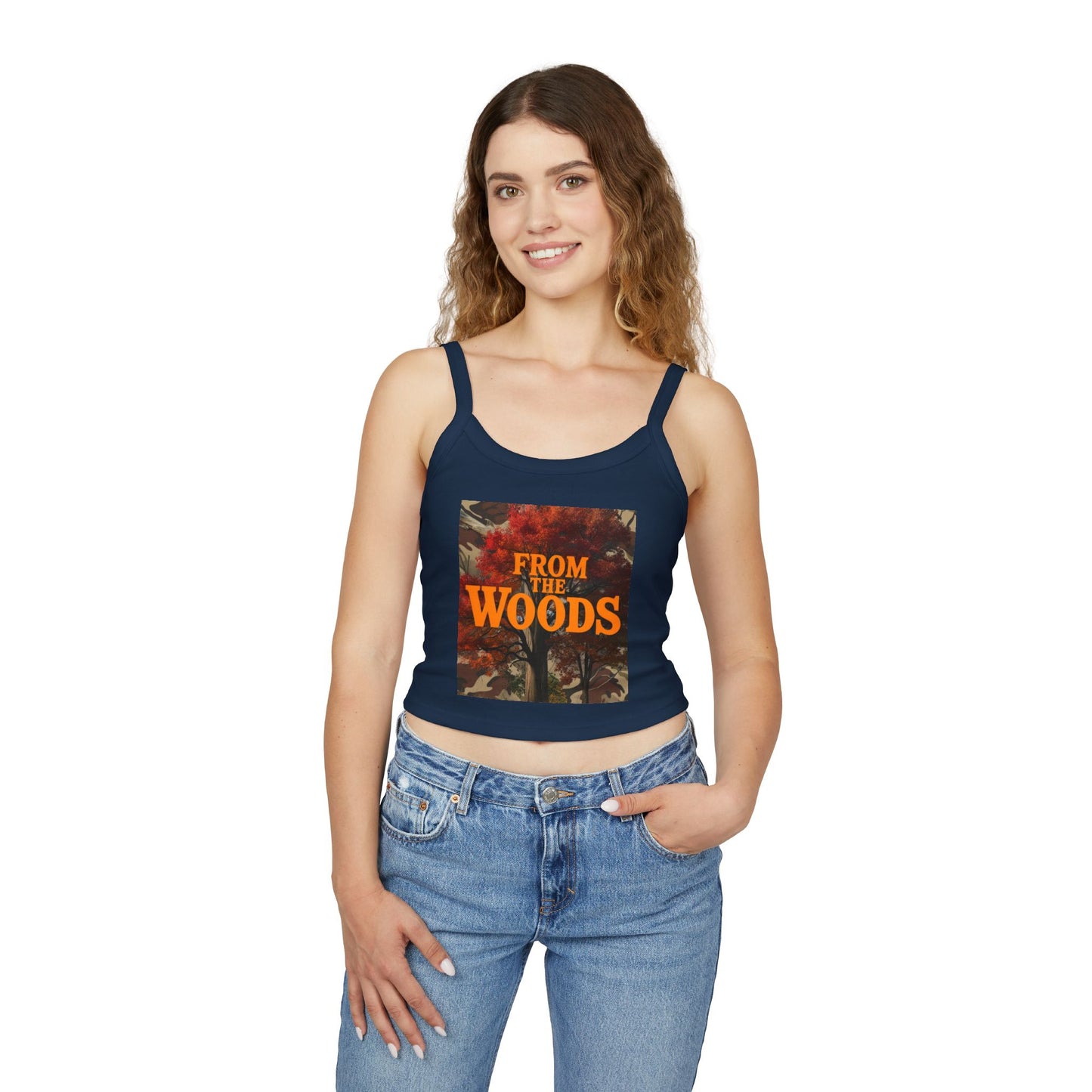 From The Woods Women's Spaghetti Strap Tank Top