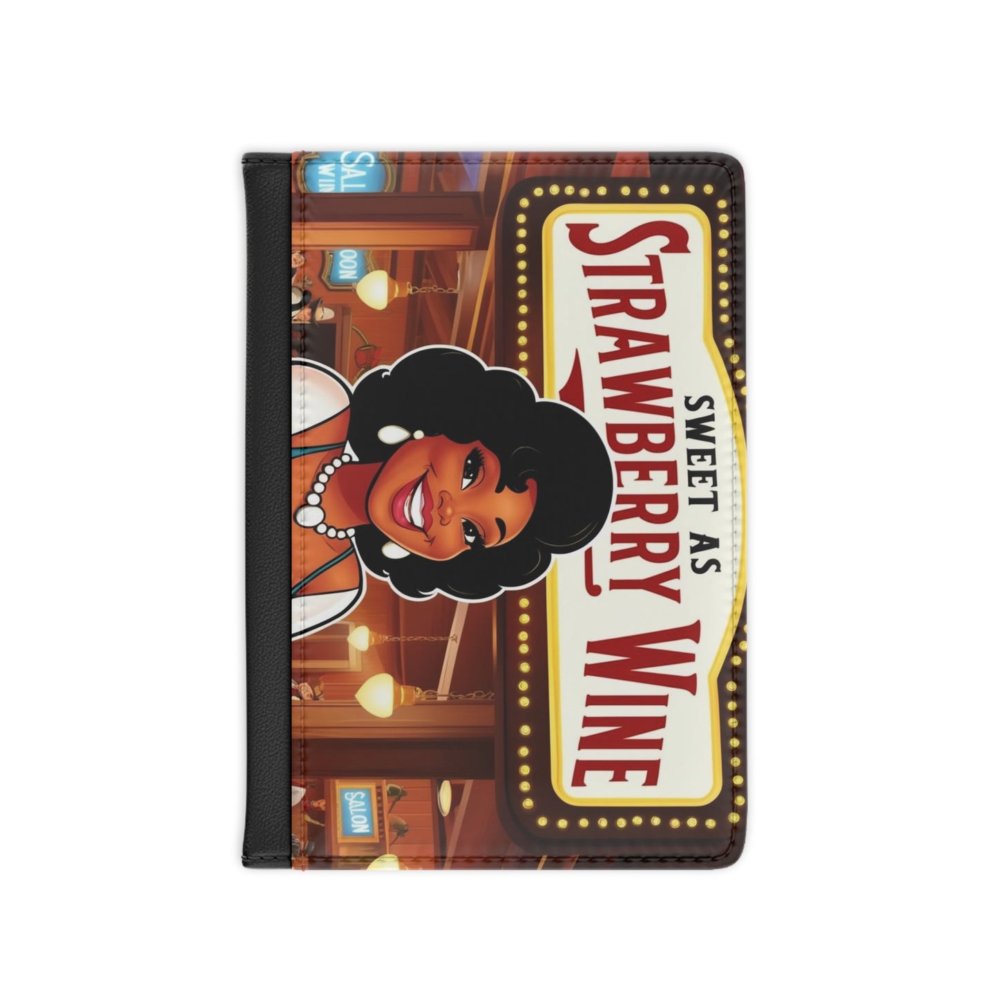 Sweet as Strawberry Wine Passport Cover