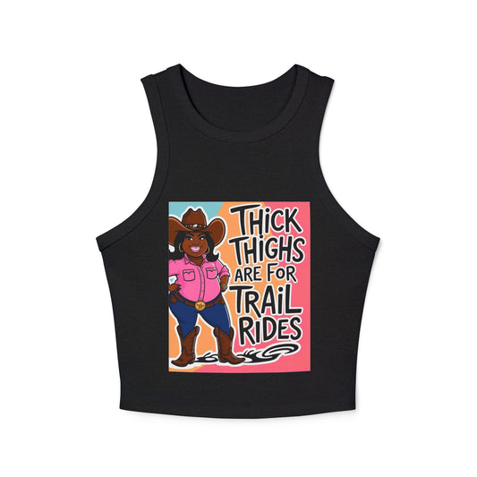 Thick Thighs 2 Women's Micro Rib Racer Tank Top
