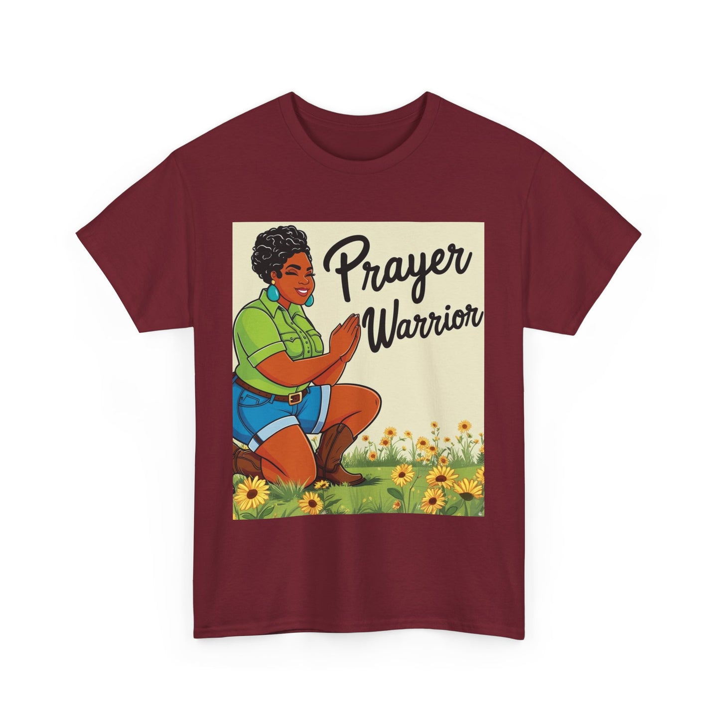 Prayer Warrior Unisex Cotton Tee