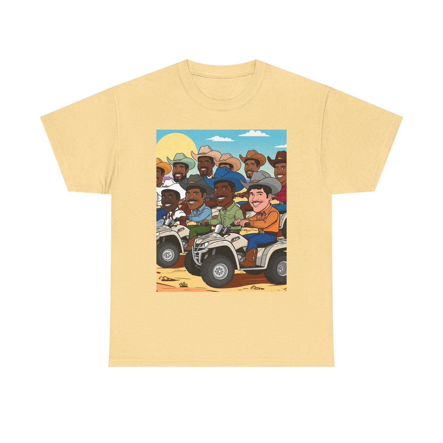 Retro Cowboy Adventure Unisex Cotton Tee