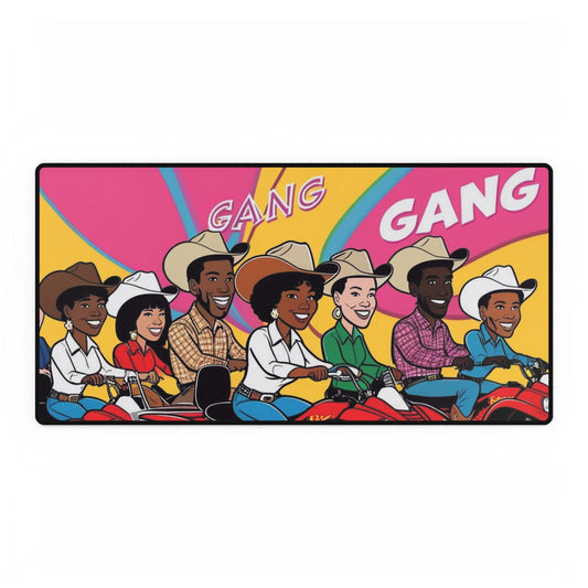Retro Quad Gang Desk Mat