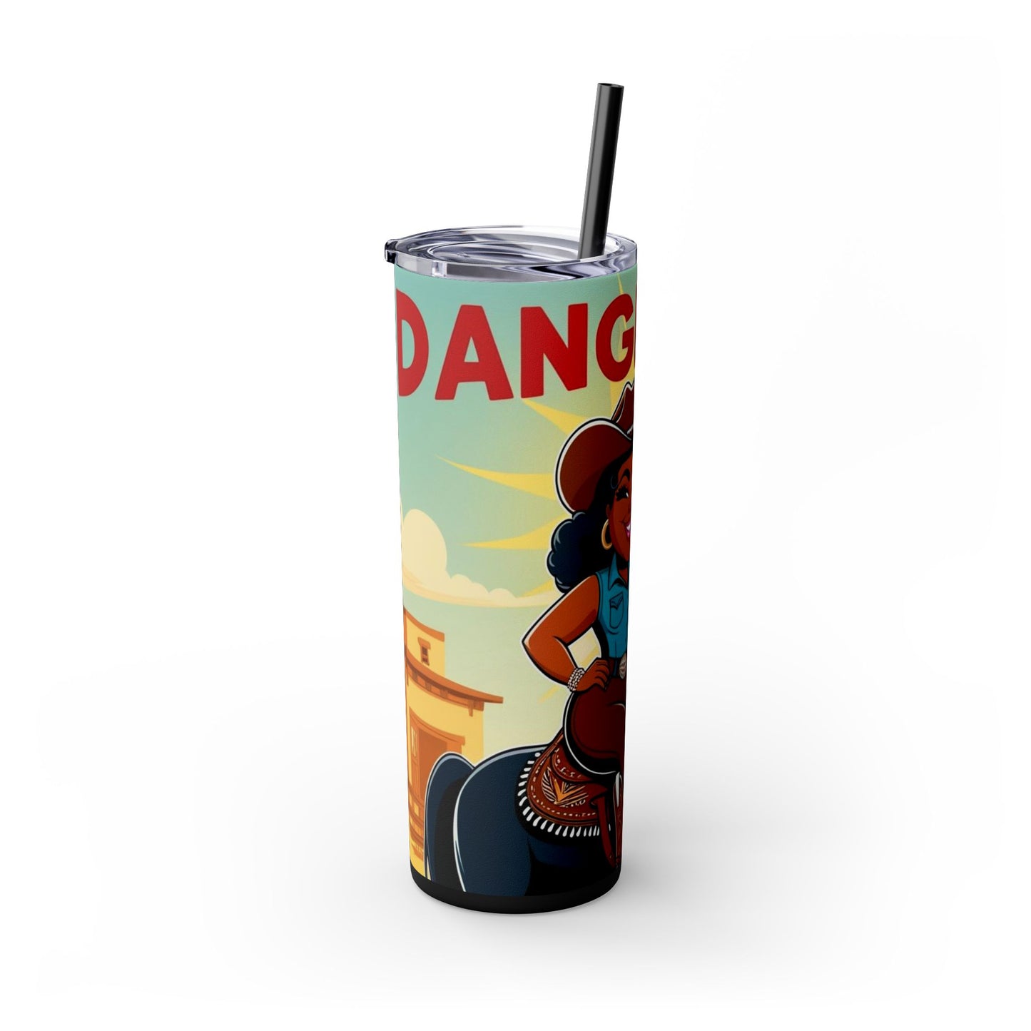 Dangerous Cowgirl Tumbler with Straw - 20oz