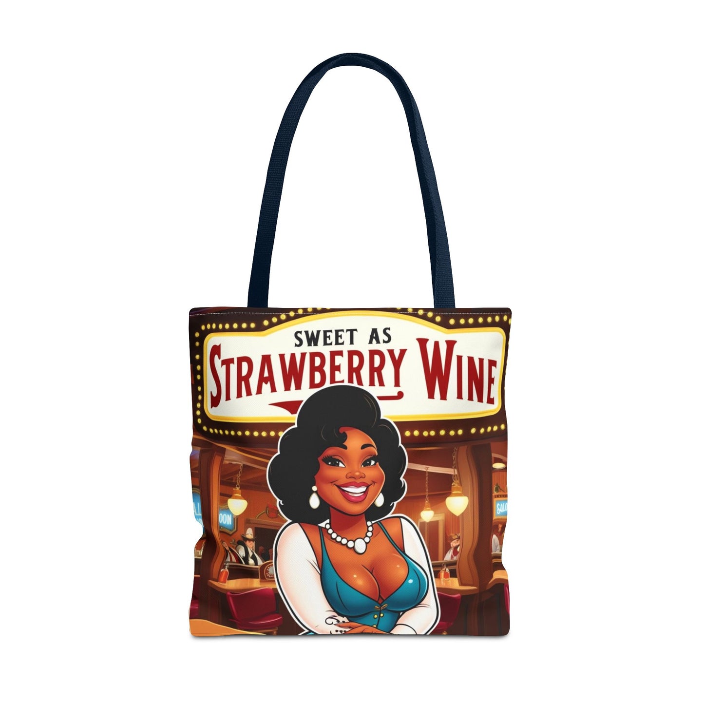 Sweet as Strawberry Wine Tote Bag