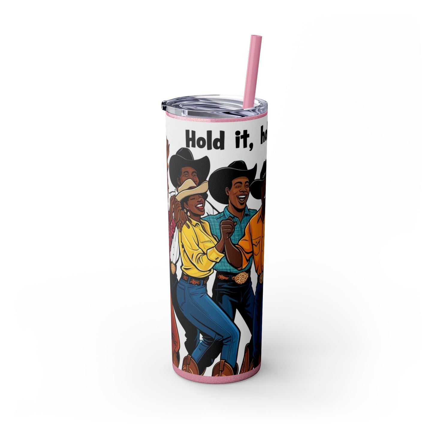 Hold It X4 Skinny Tumbler with Straw - 20oz
