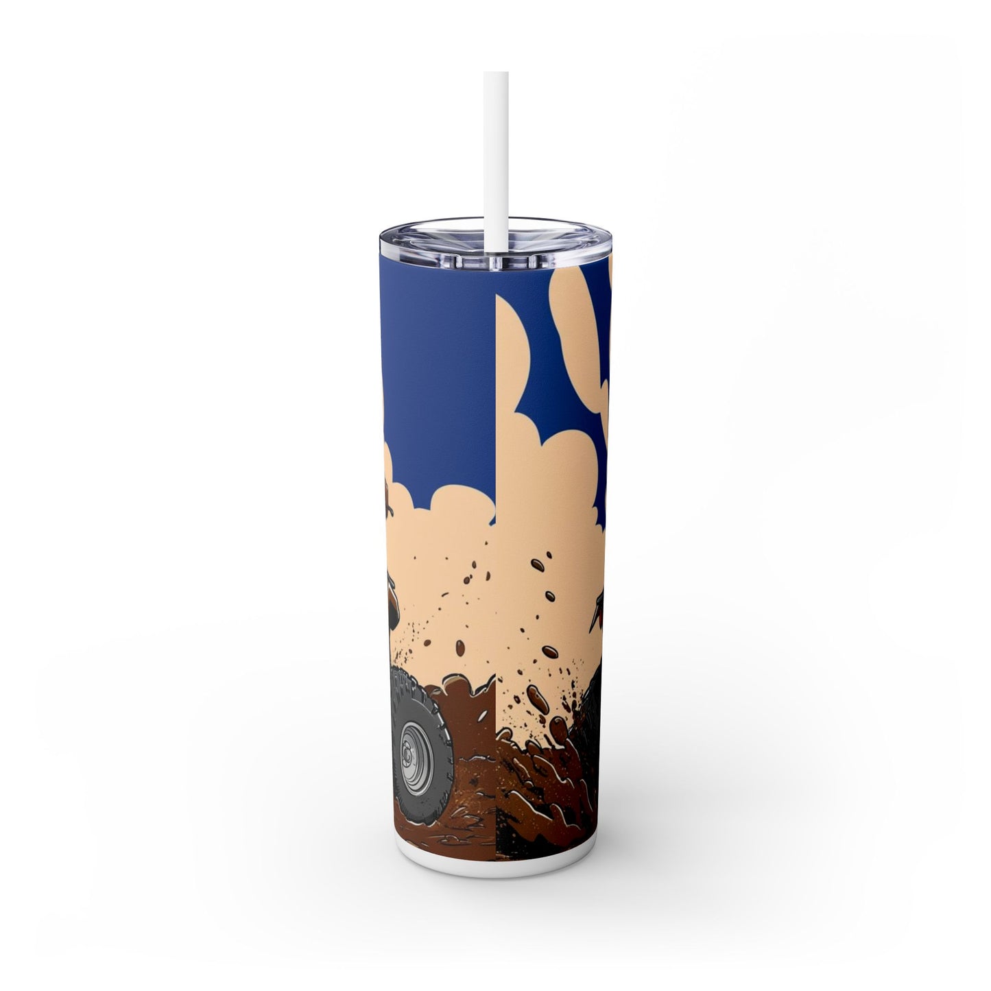 Sexy Locs Skinny Tumbler with Straw - 20oz
