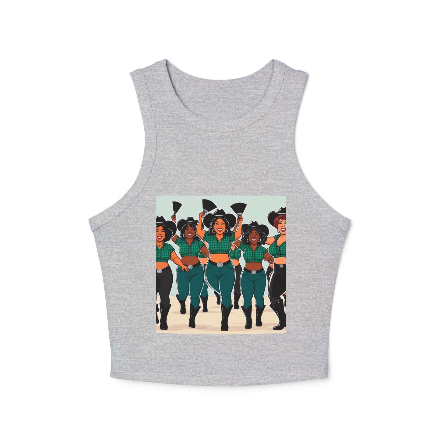 Group Dancers Racer Tank Top